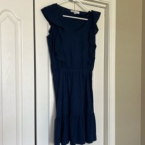 Loft dress. Navy blue. Size Small. Like new!